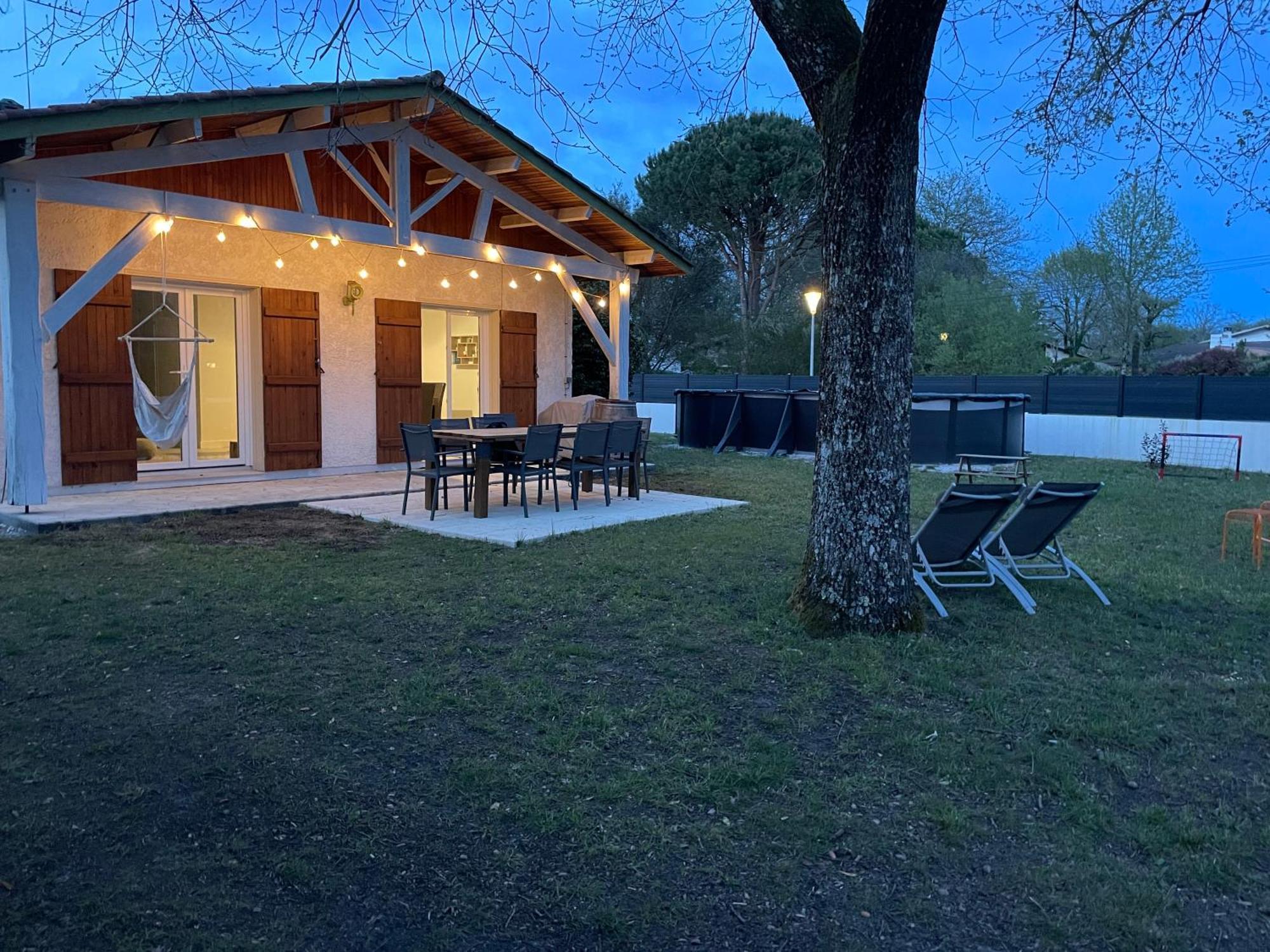 Villa Au Calme Avec Piscine, Grand Jardin Et Studio Independant Андернос-ле-Бен Екстер'єр фото